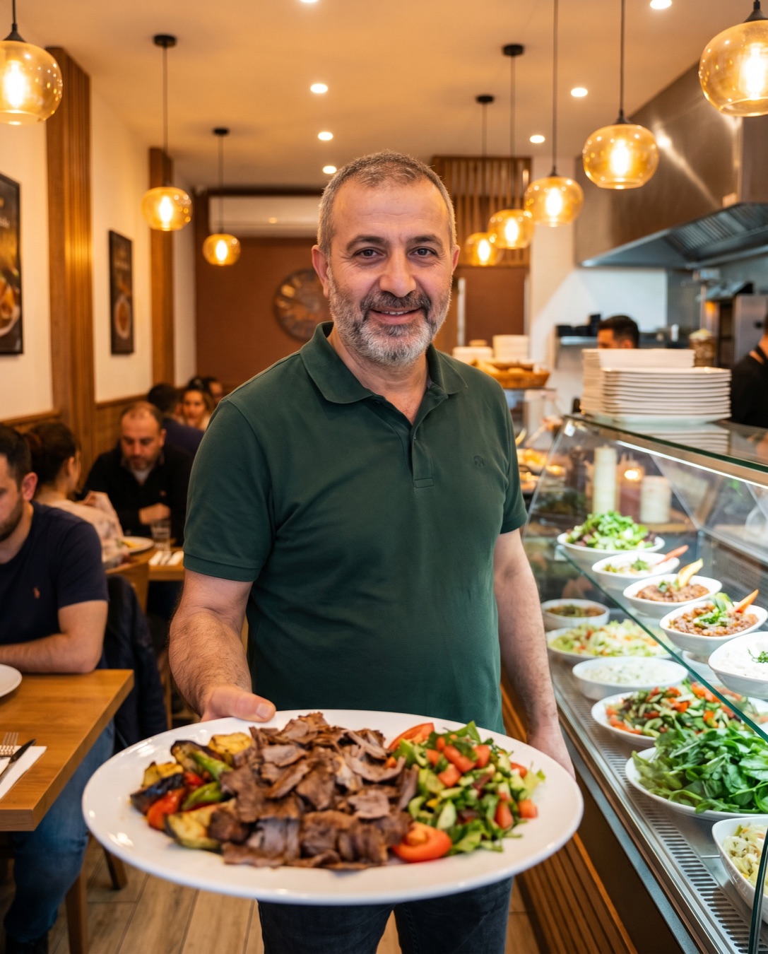 DöLaPi team with a large, freshly prepared platter in Ingolstadt