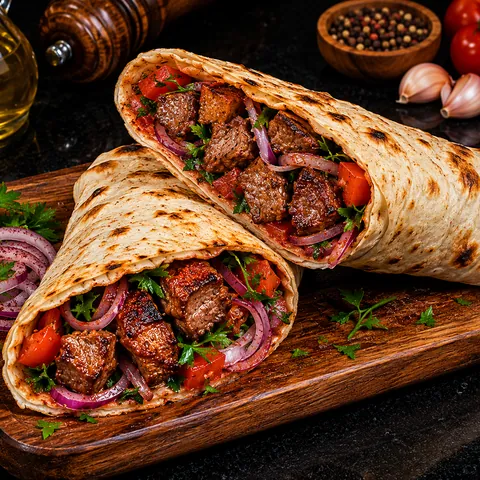 Lamb Skewer Wrap
