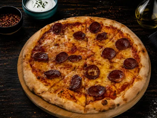 Pizza with Sucuk