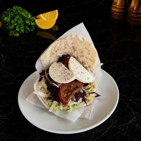 Veggie Döner Kebab with Soft Cheese